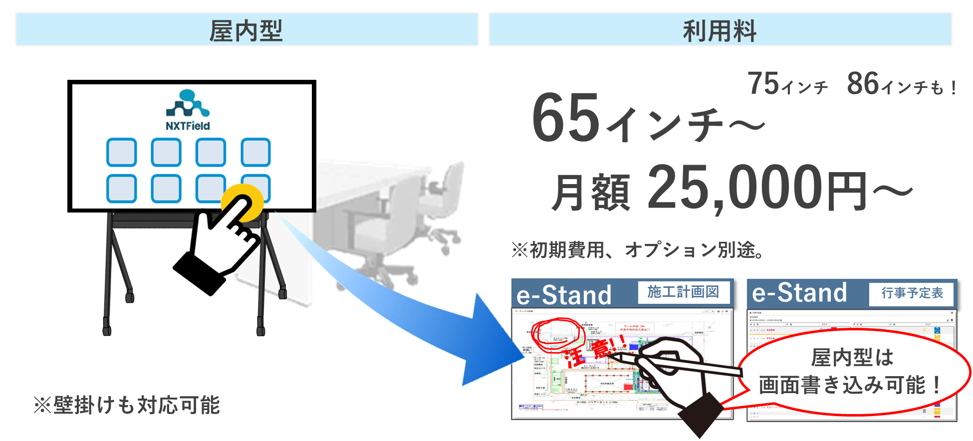 事務所/詰所/休憩所での利用イメージ